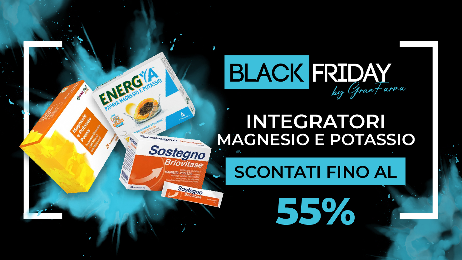 Integratori magnesio e potassio black friday